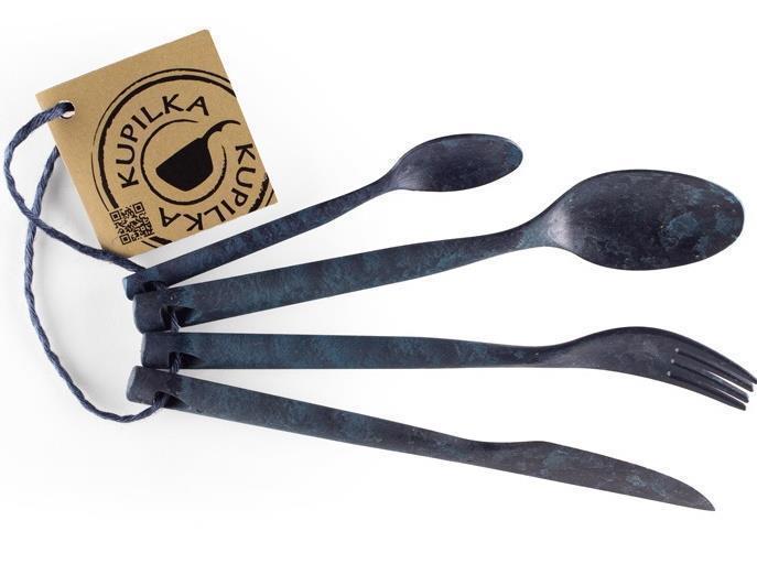 Cutlery - Knife, Fork, Spoon, Teaspoon - Blueberry 1