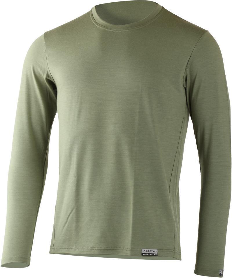 VPO 100% Merino Wool LS T-Shirt - Mens - Moss (6666) 1
