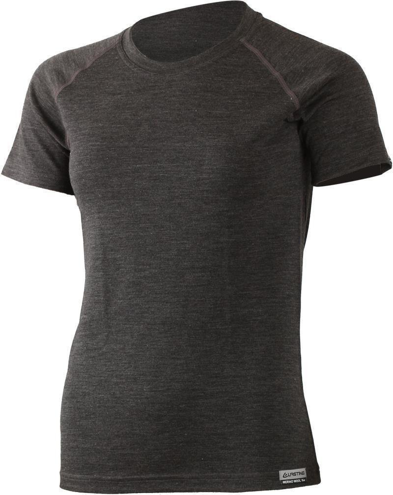 VPO 100% Merino Wool SS T-Shirt - Womens - Charcoal Heather (8169) 1