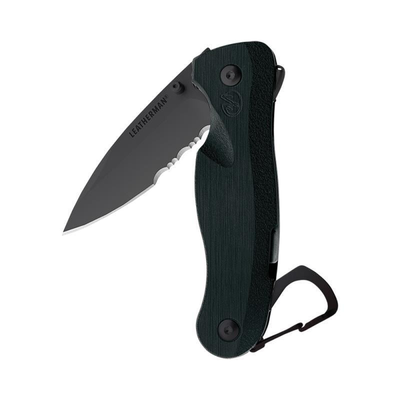 Crater c33Lx - Combo Straight / Serrated Blade / Black DLC - No Sheath - Peg - Not Applicable 1