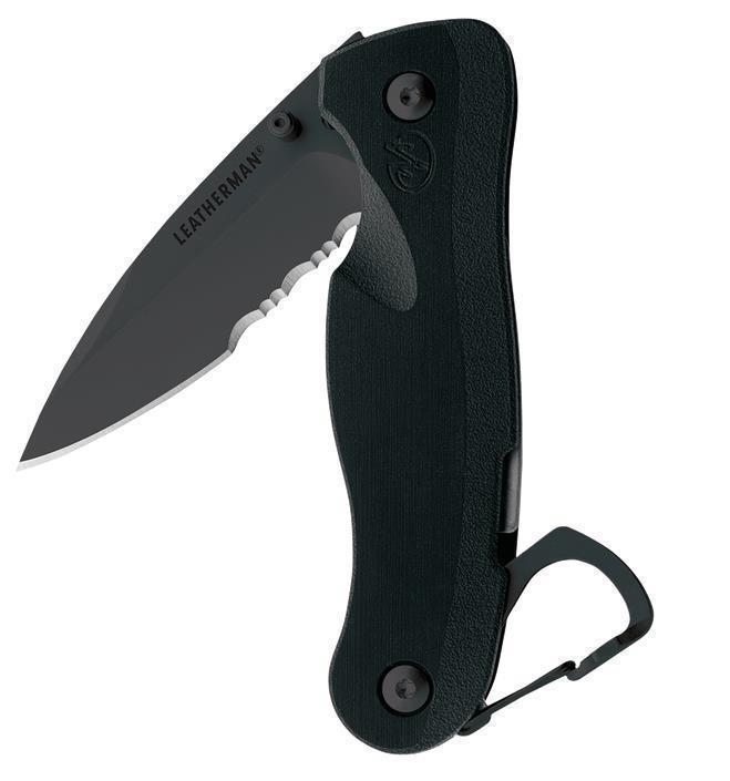 Crater c33x - Combo Straight / Serrated Blade / Black DLC - No Sheath - Box - Not Applicable 1