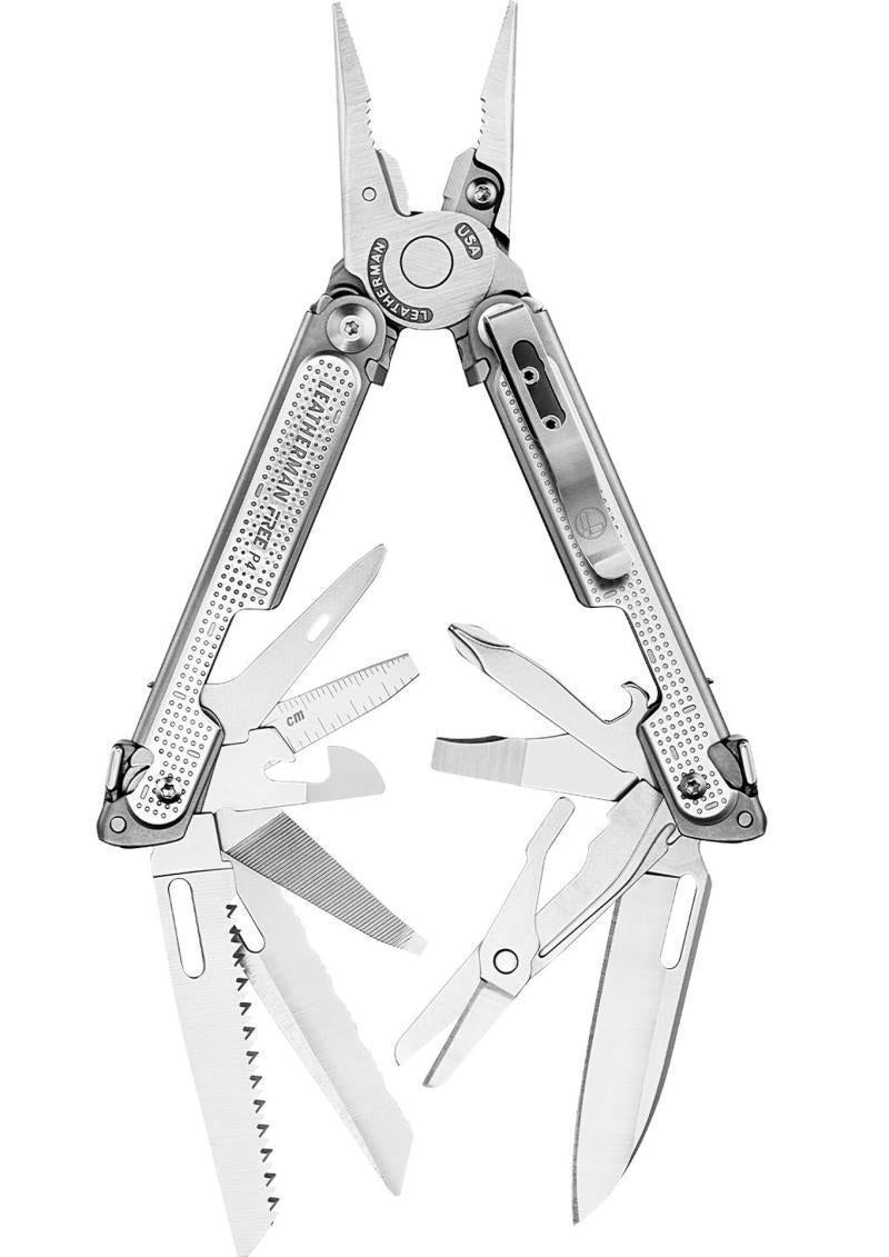 Free P4 - Grey Nylon Sheath - Stainless Steel 1