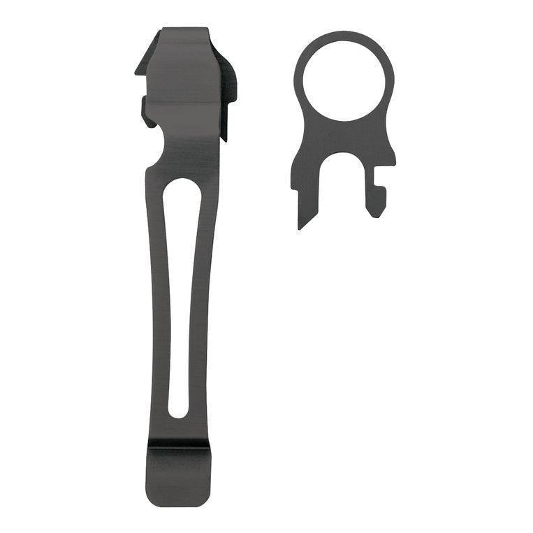 Pocket Clip & Lanyard Ring - Charge & Wave - Black - Black 1
