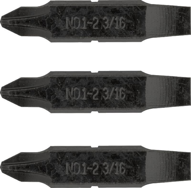 Replacement Bits - #1-#2 Phillips - 3/16" Flat - Not Applicable 1