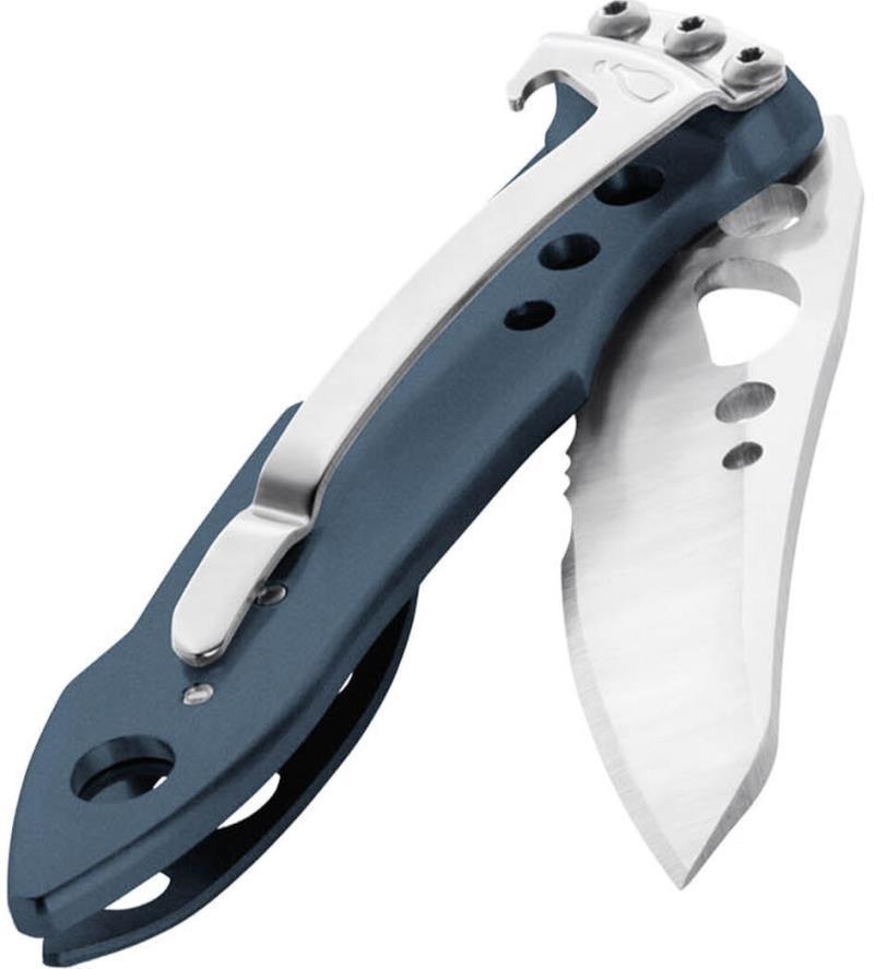 Skeletool KBX Knife - No Sheath - Denim Blue 5