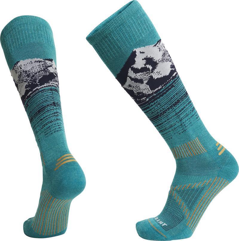 Elyse Saugstad Pro Socks - Womens - Teal 1