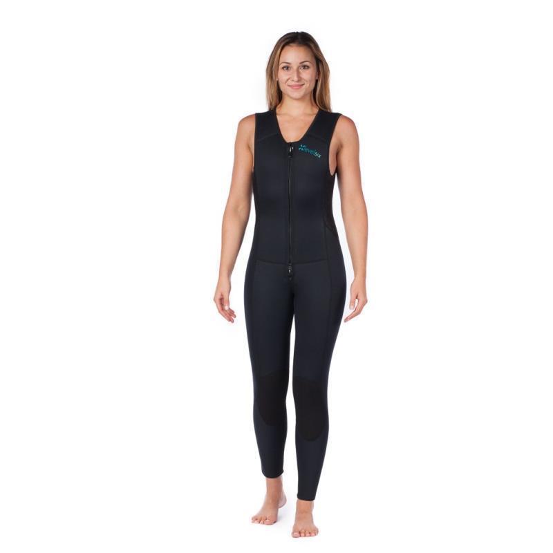 Farmer Jane 3mm Sleeveless Front Zip - Womens - Black 1