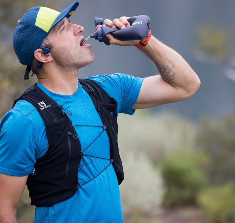 Peak Squeeze Bottle - 650ml / 22oz - Dusty Mountain Blue 3