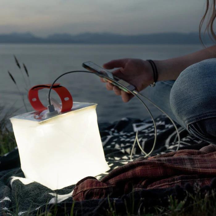 PackLite Max 2-in-1 Phone Charger - 150-Lumens - semi-transparent 1