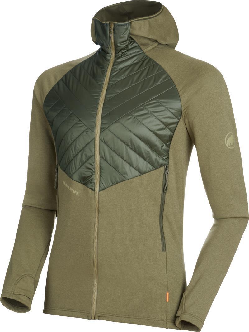 Aconcagua Light Hybrid ML Hooded Jacket - Mens - Iguana 1