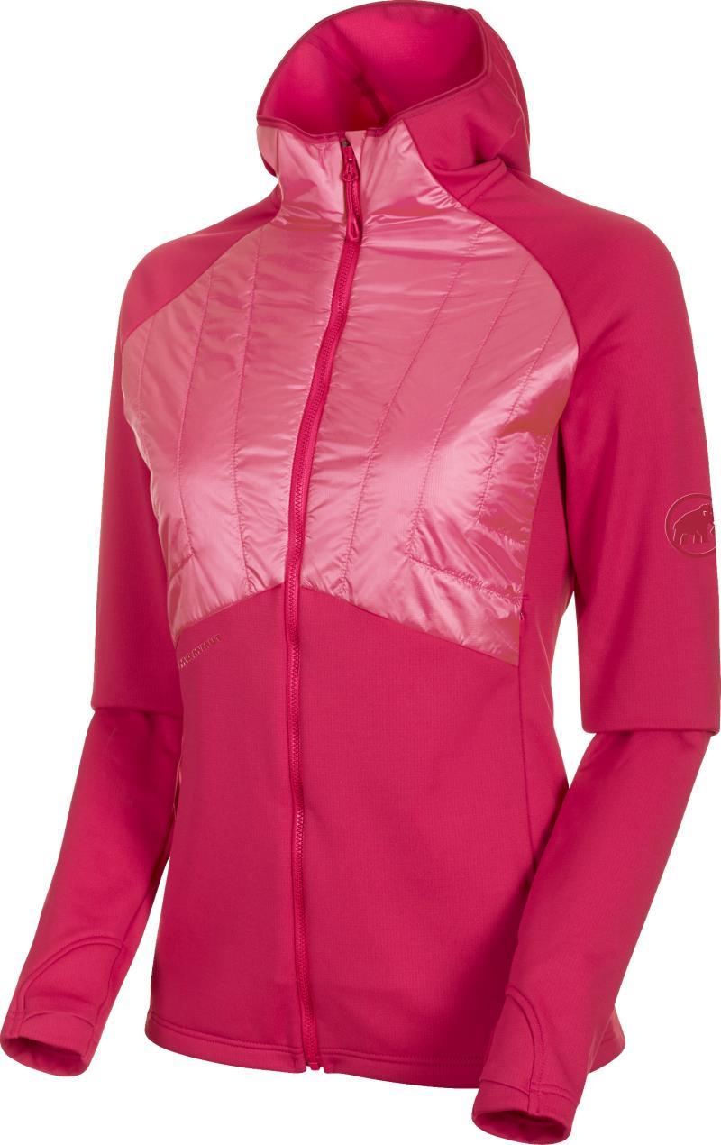 Aconcagua Light Hybrid ML Hooded Jacket - Womens - Dragon Fruit 1