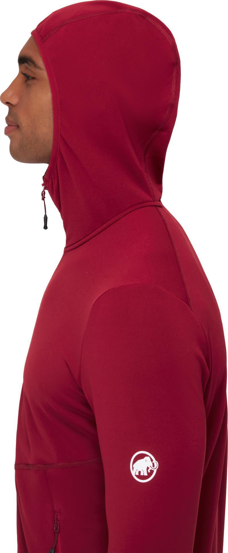Aconcagua Light ML Hooded Jacket - Mens - Blood Red 5