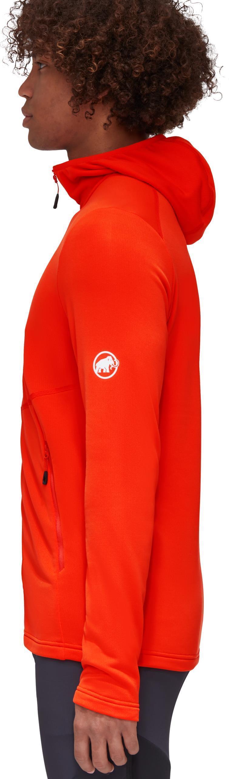 Aconcagua Light ML Hooded Jacket - Mens - Hot Red 4