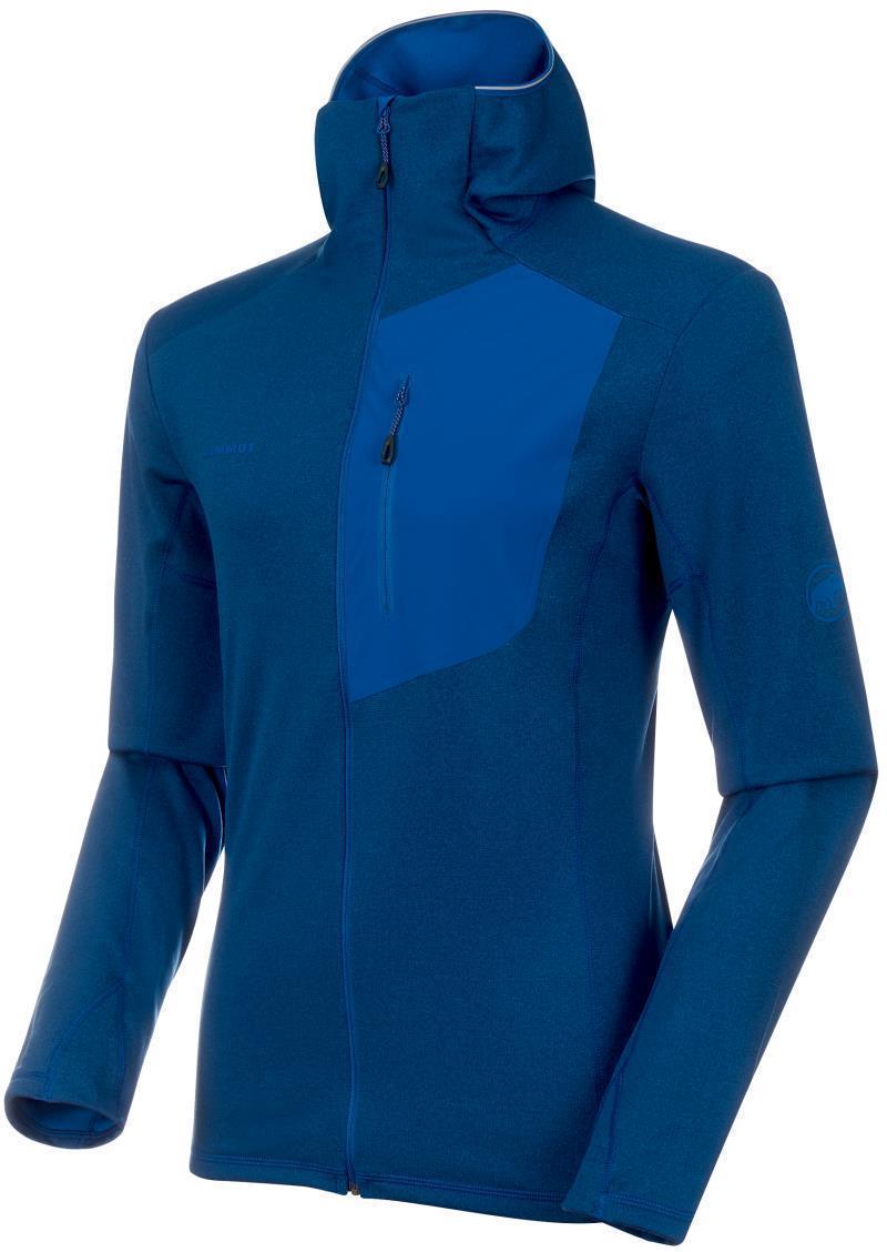 Aconcagua Light ML Hooded Jacket - Mens - Surf Melange 1