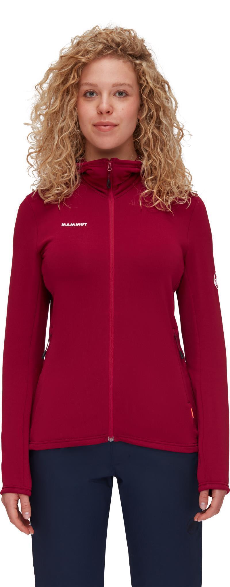 Aconcagua Light ML Hooded Jacket - Womens - Blood Red 2