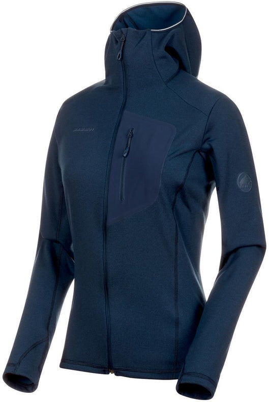 Aconcagua Light ML Hooded Jacket - Womens - Peacoat Melange 1