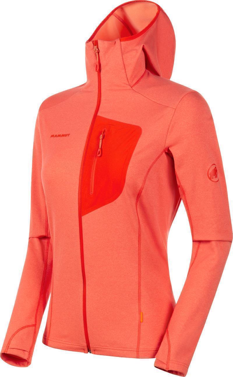 Aconcagua Light ML Hooded Jacket - Womens - Poinciana 1