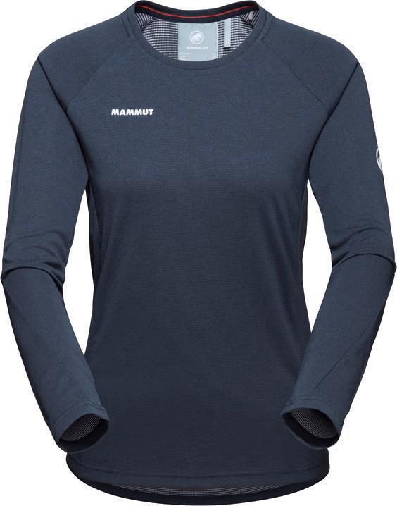 Aegility FL LS - Womens - Marine Melange / White 1