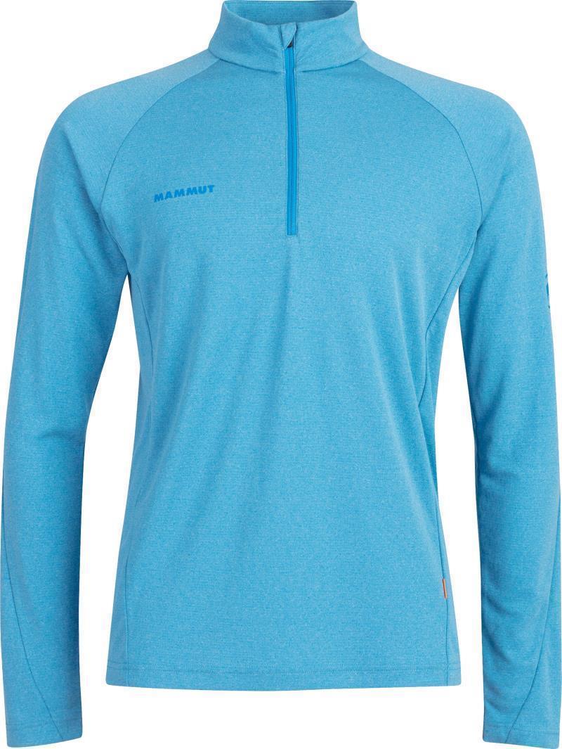 Aegility Half Zip LS - Mens - Gentian Melange 1