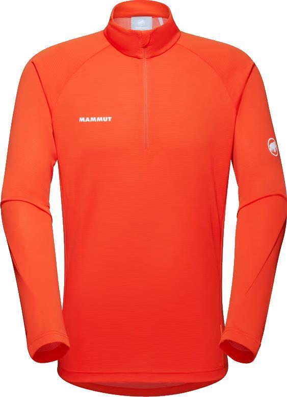 Aegility Half Zip LS - Mens - Hot Red 1