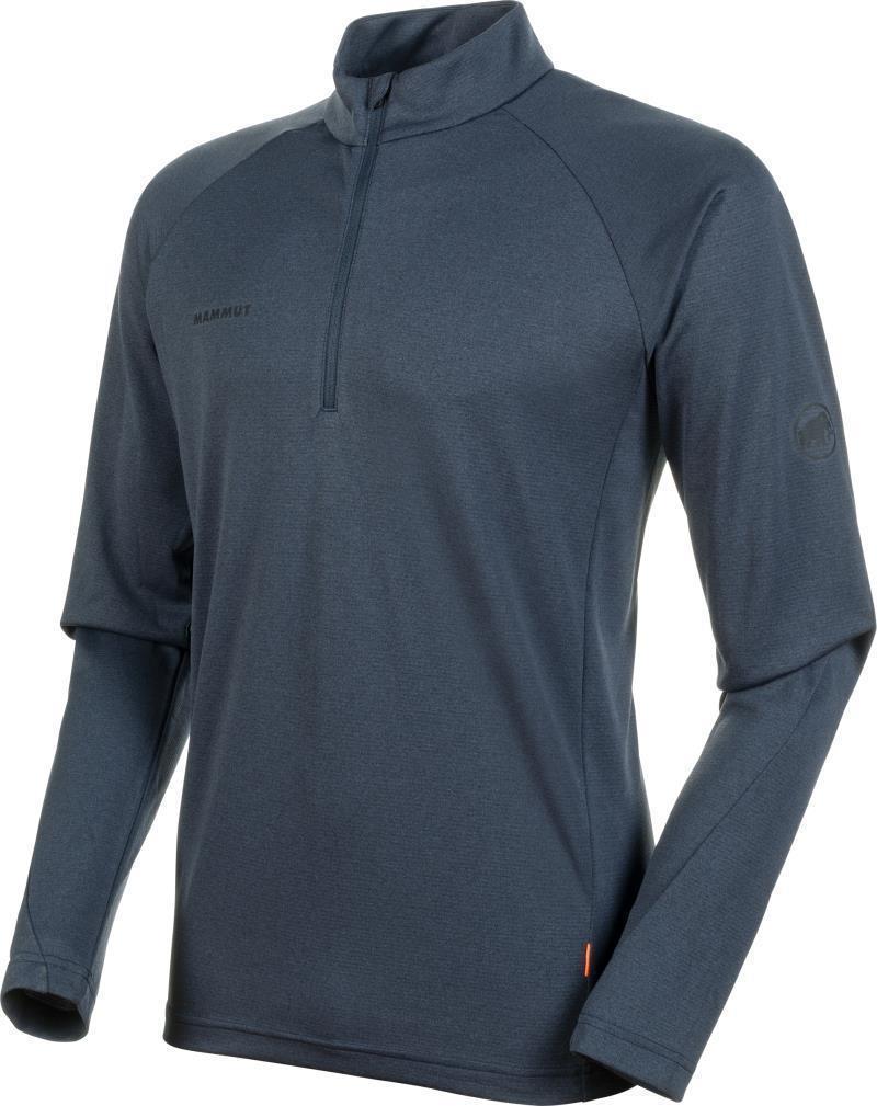 Aegility Half Zip LS - Mens - Marine Melange 1