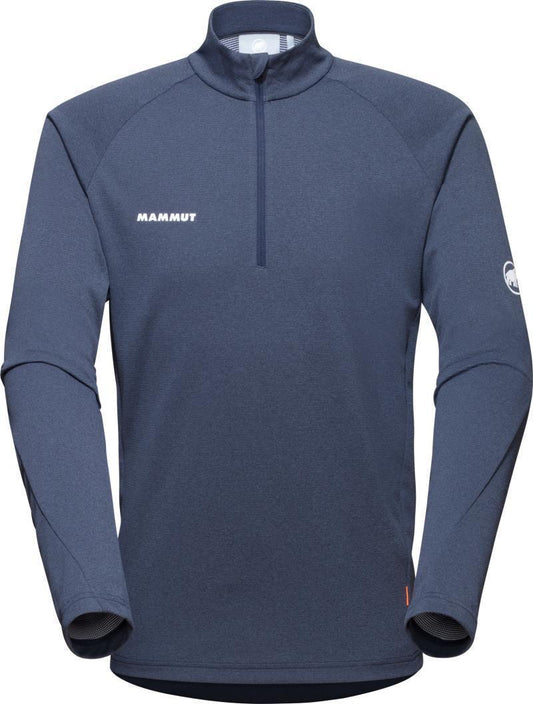 Aegility Half Zip LS - Mens - Marine Melange / White 1