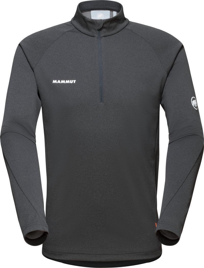 Aegility Half Zip LS - Mens - Phantom Melange / White 1