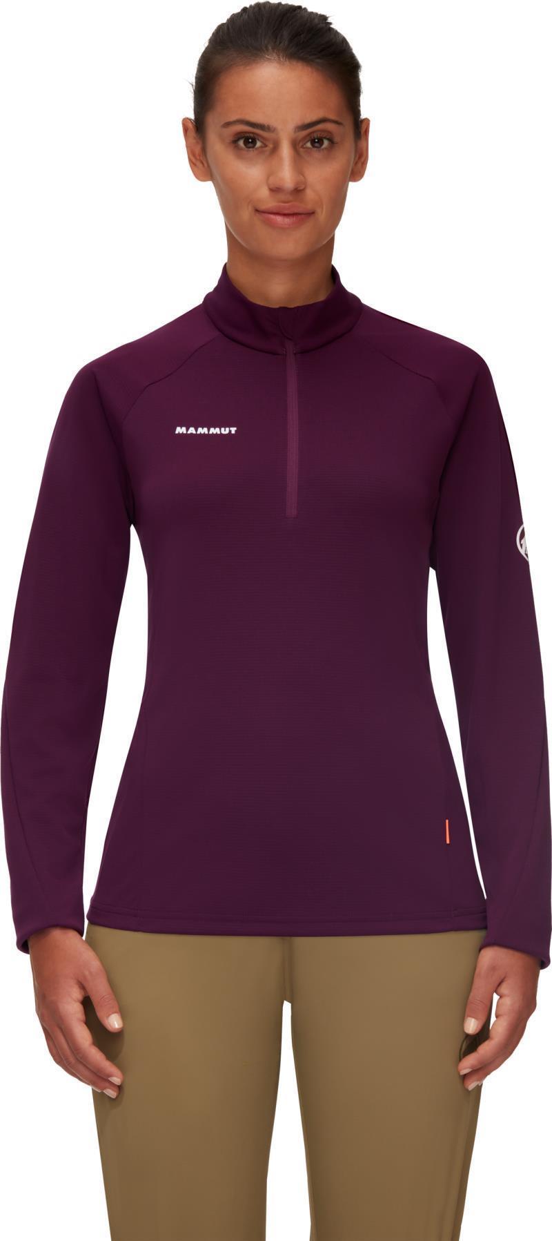 Aegility Half Zip LS - Womens - Grape 2