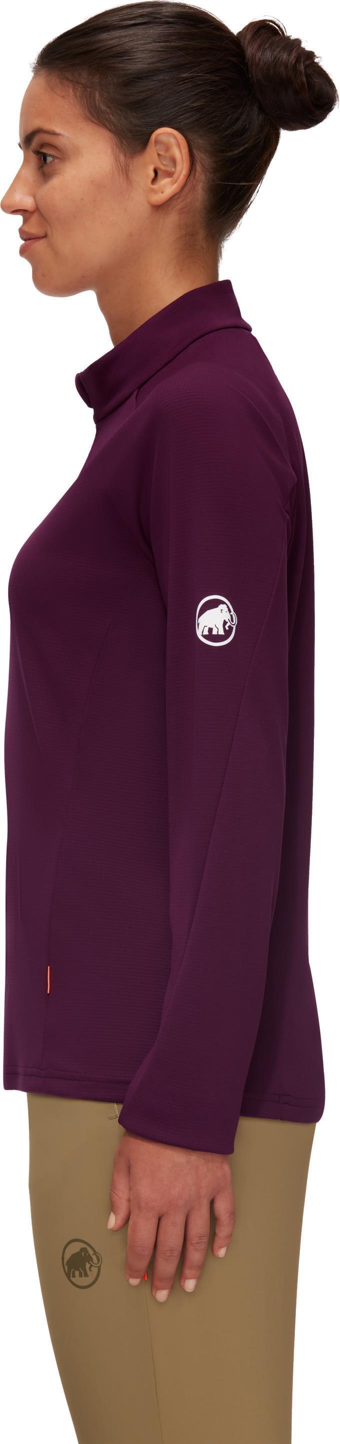 Aegility Half Zip LS - Womens - Grape 3