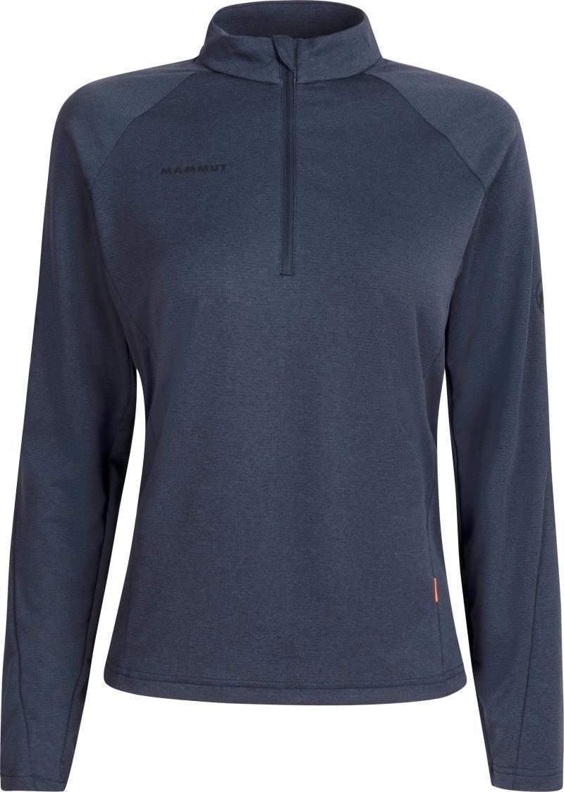Aegility Half Zip LS - Womens - Marine Melange 1