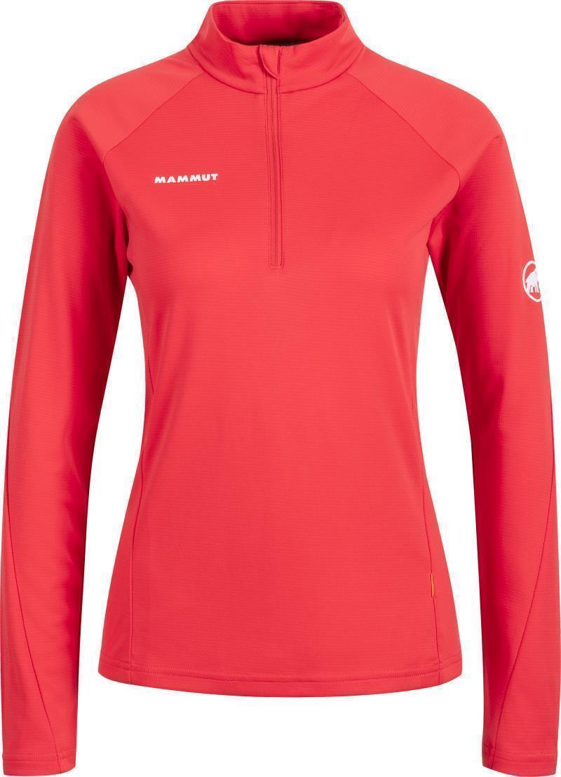 Aegility Half Zip LS - Womens - Sunset / White 1