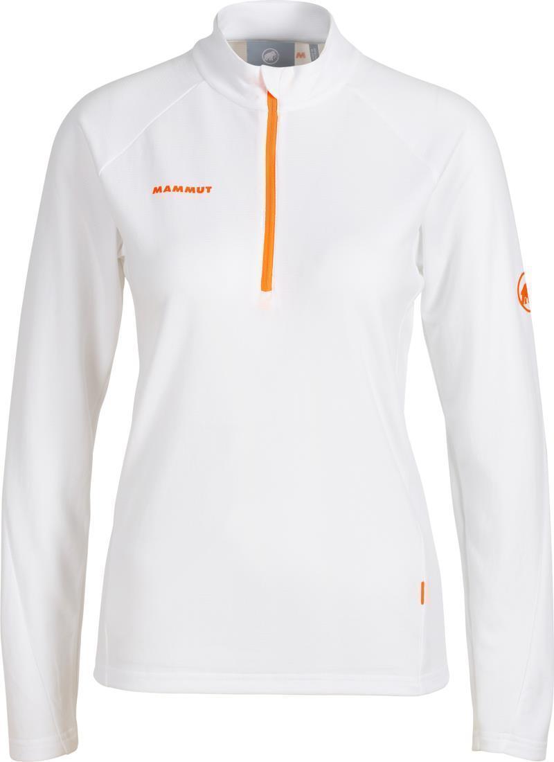 Aegility Half Zip LS - Womens - White 1