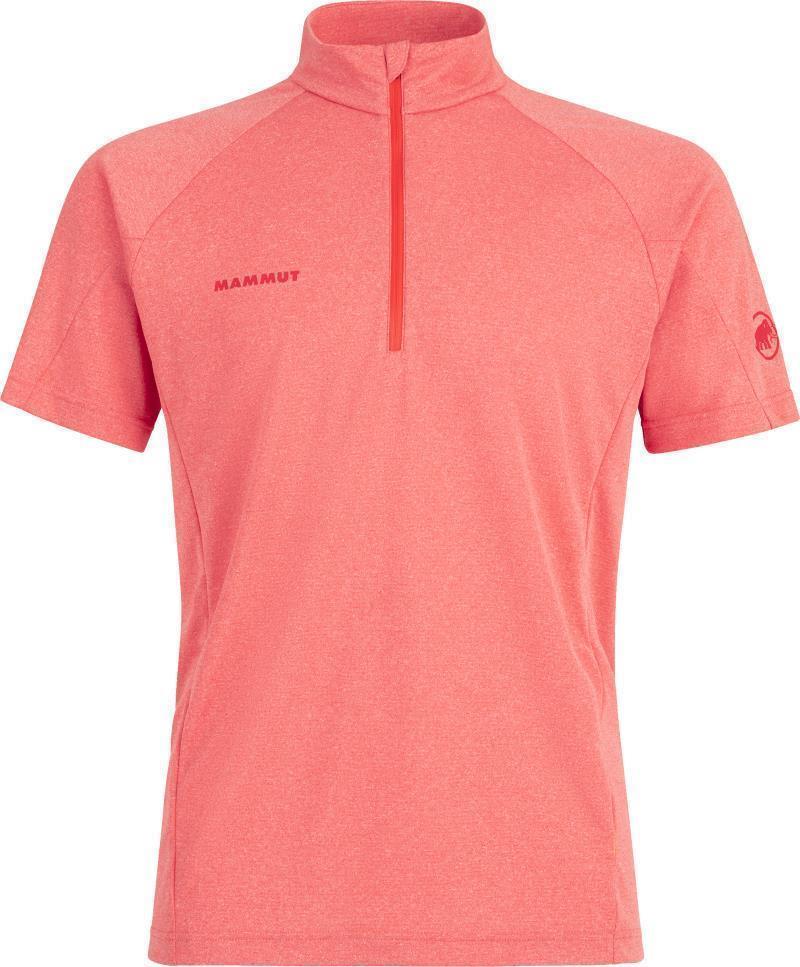 Aegility Half Zip T-Shirt - Mens - Spicy Melange 1