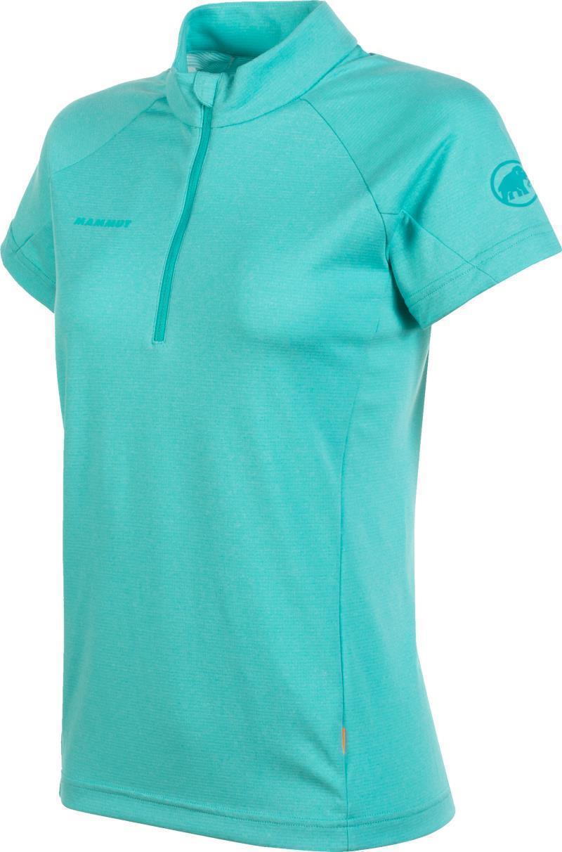 Aegility Half Zip T-Shirt - Womens - Ceramic Melange 1