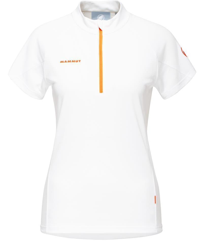Aegility Half Zip T-Shirt - Womens - White 1