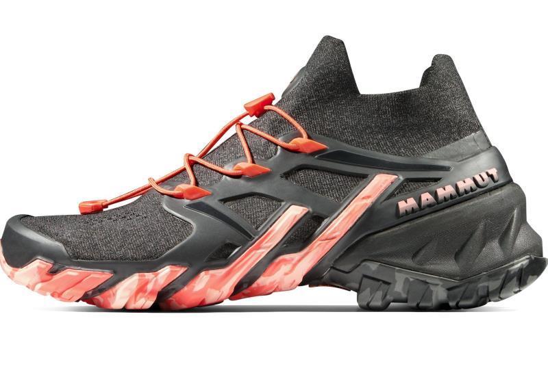 Aegility Pro Mid - Womens - Black / Dark Salmon 1