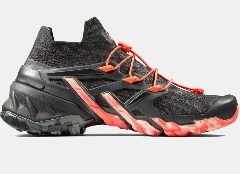 Aegility Pro Mid - Womens - Black / Dark Salmon 2