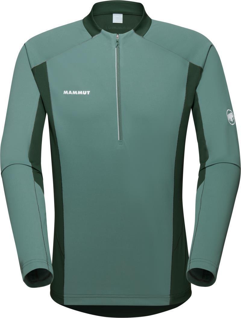 Aenergy FL Half Zip LS - Mens - Dark Jade / Woods 1