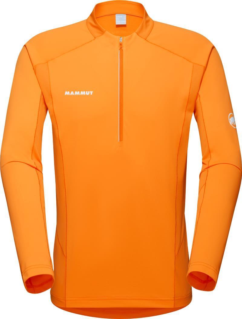 Aenergy FL Half Zip LS - Mens - Tangerine / Dark Tangerine 1