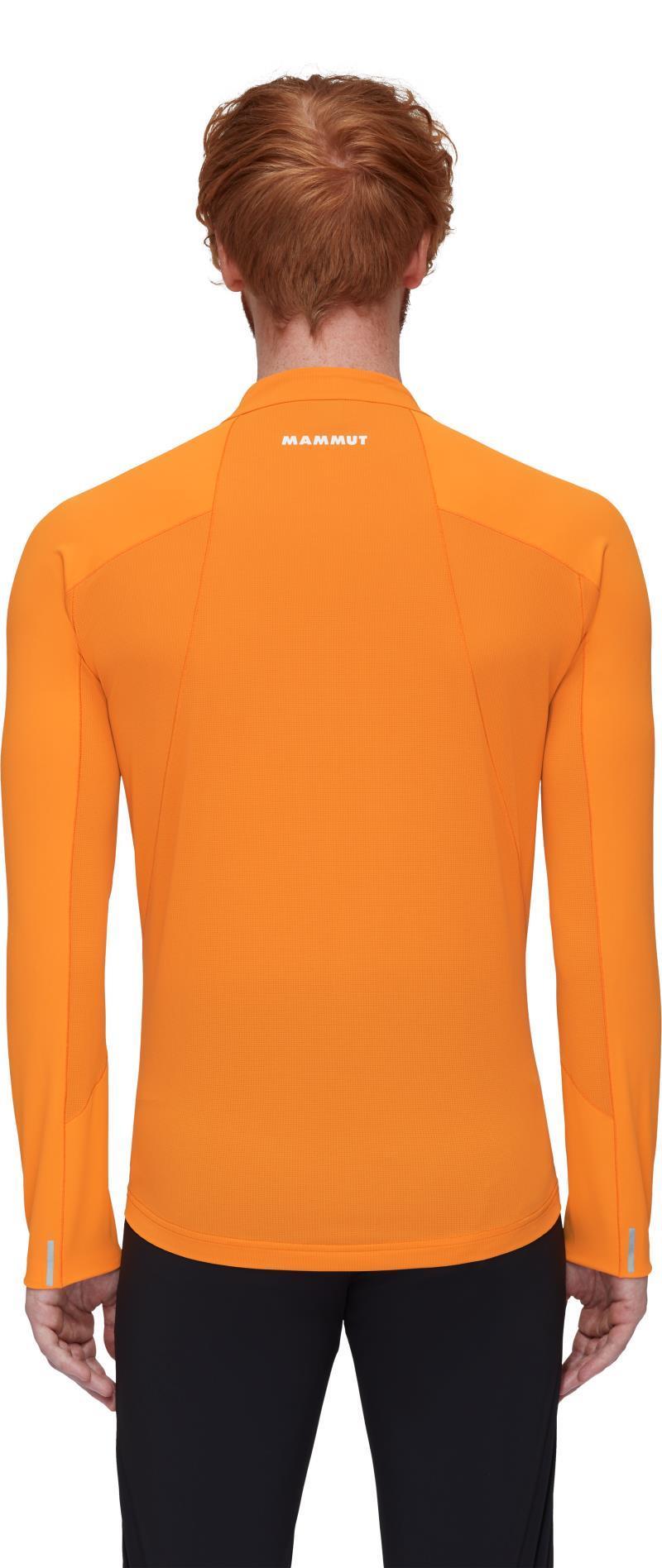 Aenergy FL Half Zip LS - Mens - Tangerine / Dark Tangerine 4