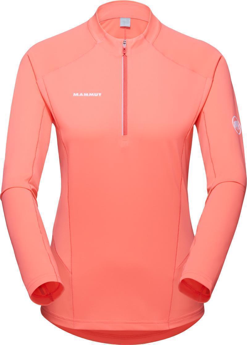 Aenergy FL Half Zip LS - Womens - Salmon / Terracotta 1