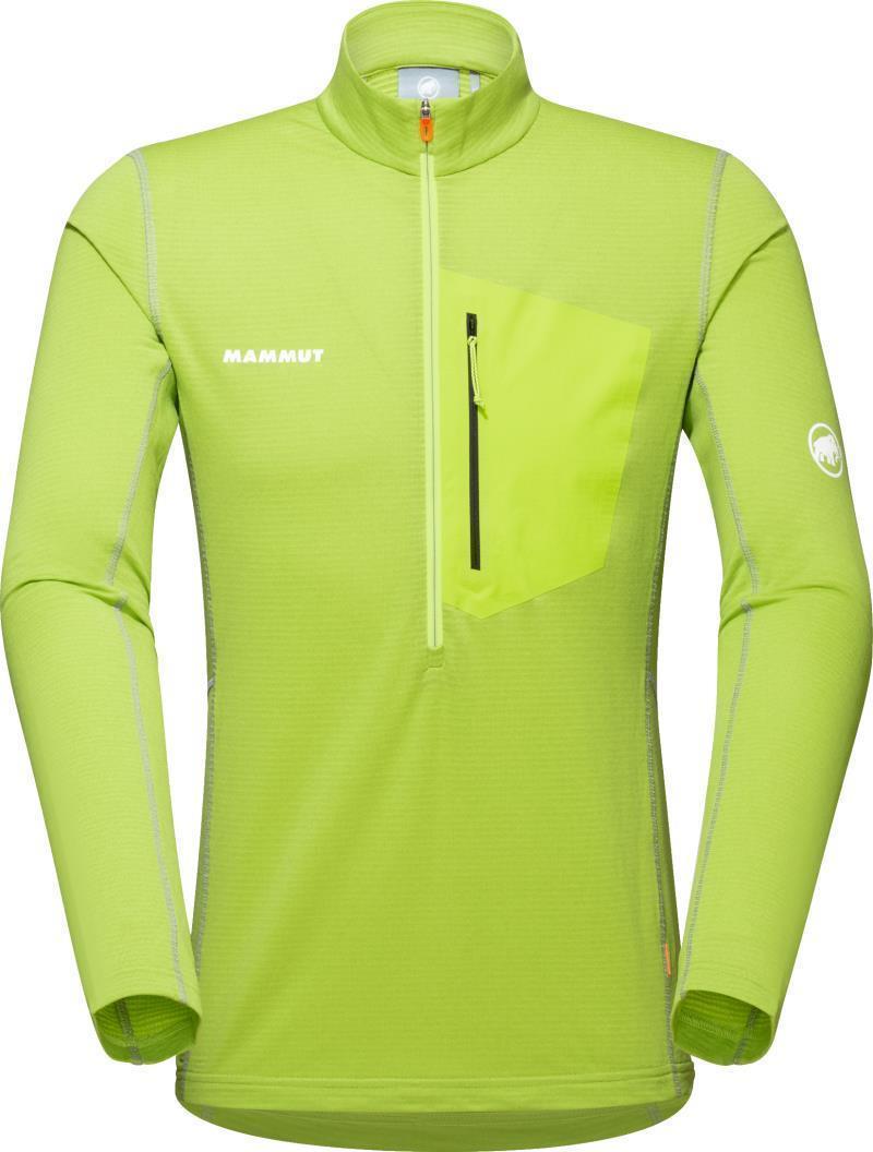 Aenergy Light ML Half Zip Pullover - Mens - Highlime / Granit 1