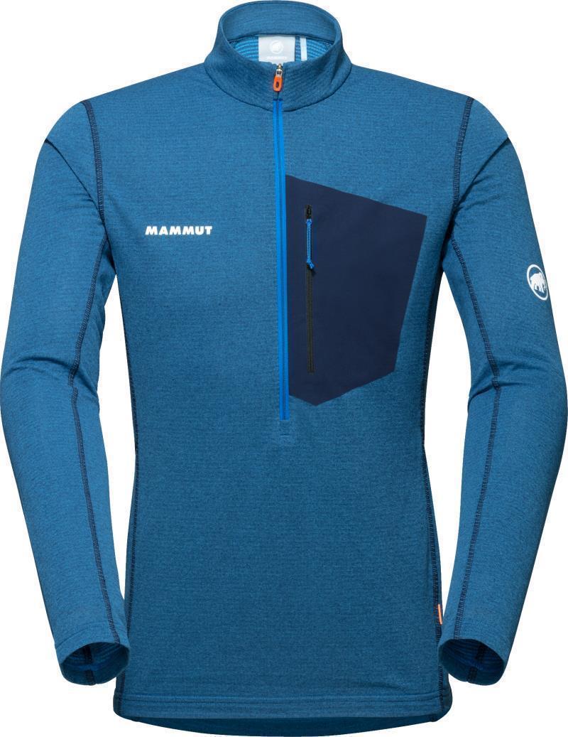 Aenergy Light ML Half Zip Pullover - Mens - Ice / Marine 1