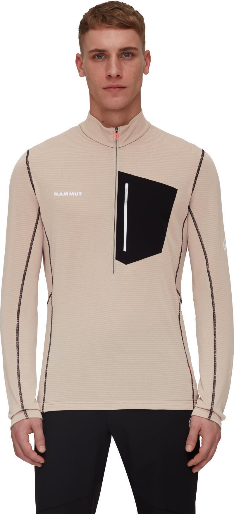 Aenergy Light ML Half Zip Pullover - Mens - Savannah / Black 2