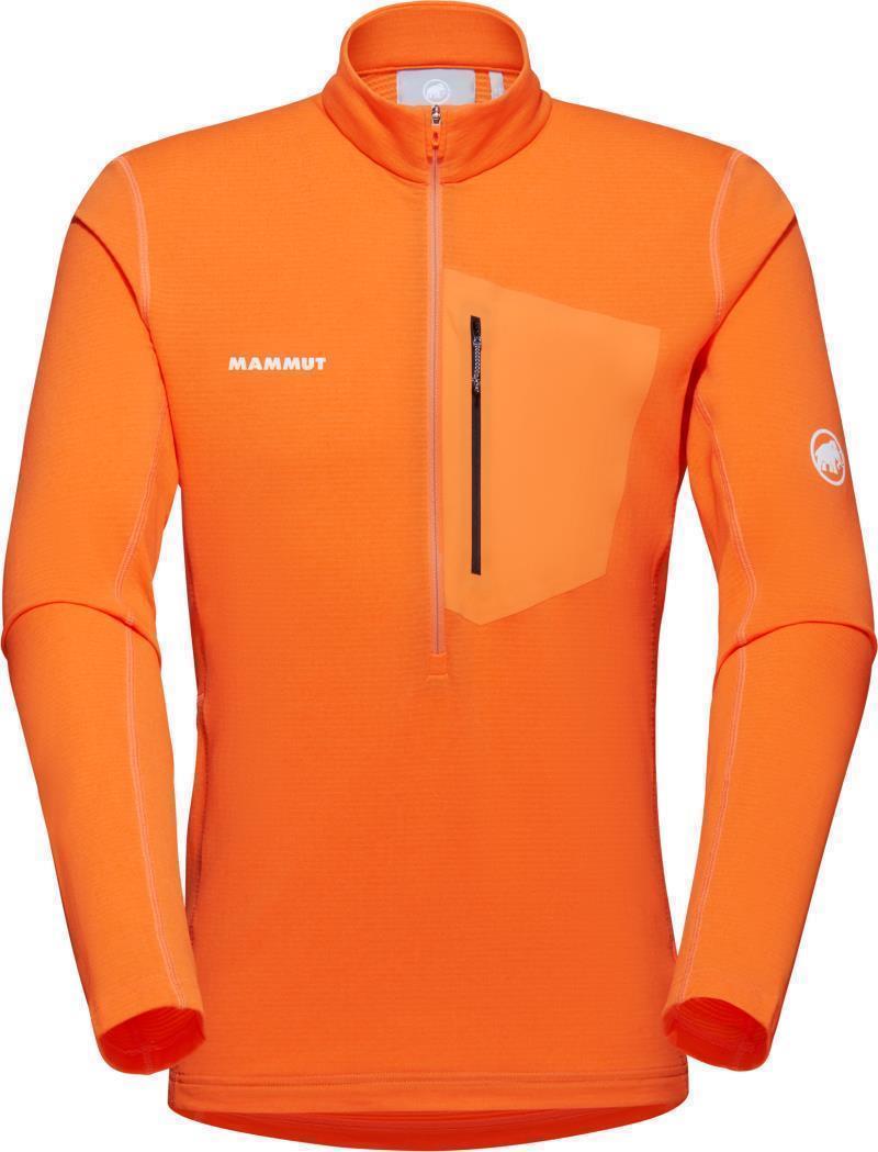 Aenergy Light ML Half Zip Pullover - Mens - Tangerine 1