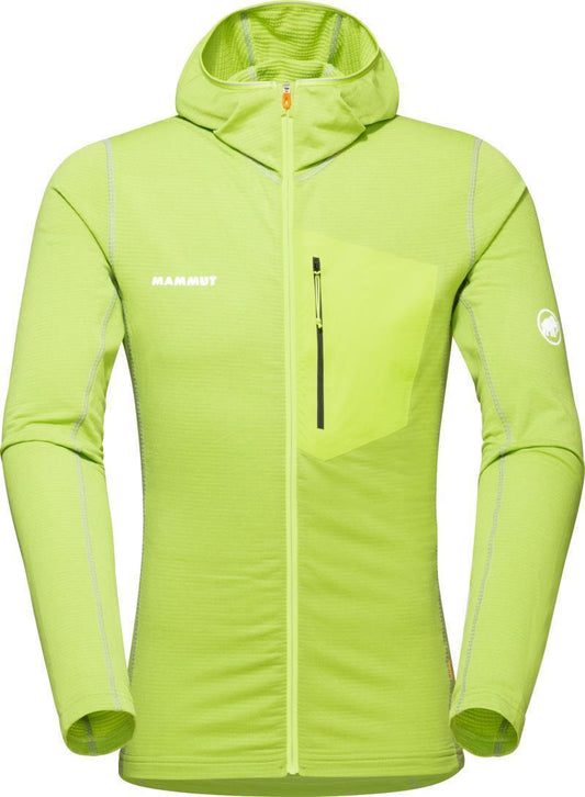 Aenergy Light ML Hooded Jacket - Mens - Highlime / Granit 1