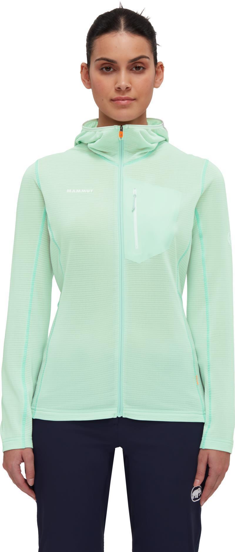 Aenergy Light ML Hooded Jacket - Womens - Neo Mint 2