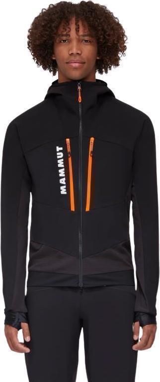 Aenergy SO Hybrid Hooded Jacket - Mens - Black / Vibrant Orange 2