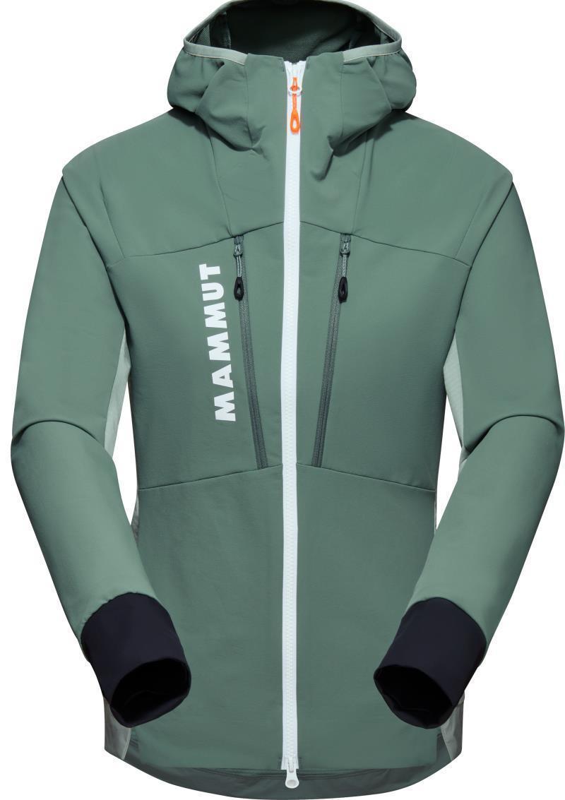 Aenergy SO Hybrid Hooded Jacket - Womens - Dark Jade / Jade 1