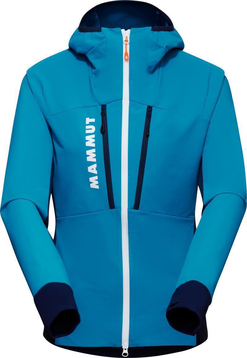 Aenergy SO Hybrid Hooded Jacket - Womens - Gentian / Marine 1